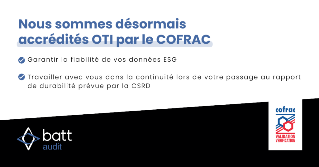 Batt Audit COFRAC certified: a new step towards sustainability for our ...